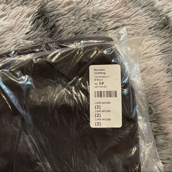 NWT! Likely x Revolve Formal Black High Low Jenny Formal Ruffle Halter Maxi Gown - Picture 7 of 14